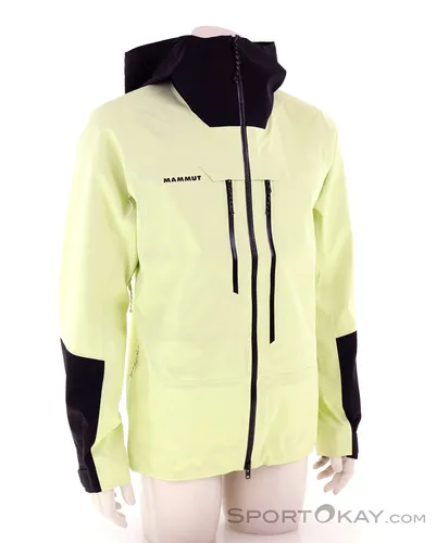 Mammut Haldigrat Light Hardshell Hooded Jacket Men sulai-black (1316) M - Funktionsjacken für Herren, extrem leicht und wasserdicht, ideal für Outdoor-Aktivitäten bei wechselhaftem Wetter.