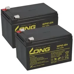 Akku SET kompatibel Brandmeldezentrale Esser Honywell ES Line - Zubehör für Elektrowerkzeug: 2x wartungsfreie AGM Akkus mit VdS Zulassung, ideal für Not- und Brandmeldetechnik, langlebig und zuverlässig mit einer Lebensdauer von 3-5 Jahren.