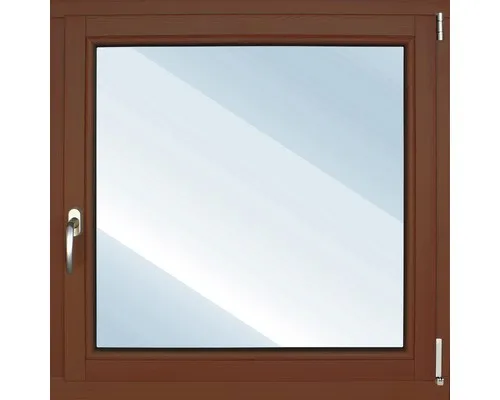 ARON Basic Holzfenster Kiefer lackiert S30 kastanie 800x600 mm DIN Rechts