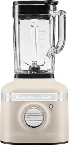 KitchenAid Standmixer 5KSB4026EMH Milkshake, 1200 W beige - Mixer mit 1200 W Leistung, 3 vorprogrammierten Rezepten und Selbstreinigungsfunktion – ideal für cremige Milkshakes und leckere Smoothies.