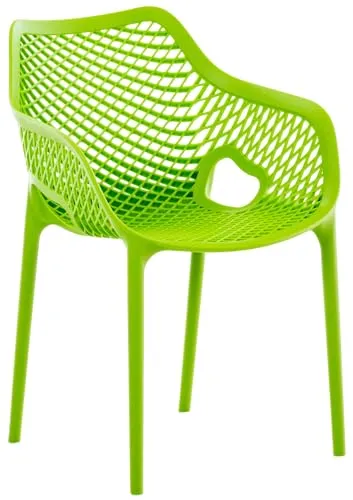 CLP Stapelstuhl Air XL - Moderner, bequemer Stapelstuhl - Stapelstuhl Air XL, ideal für Terrassen und Räume, mit ergonomischem Design, witterungsbeständig und langlebig. Perfekt für flexibles Sitzen und einfach zu stapeln.