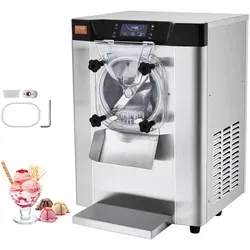 VEVOR Kommerzielle Eiscreme-Maschine 12 L/h - Eismaschine für die Arbeitsplatte, produziert in nur 20 Minuten glattes, hartes Eis und hat eine Kapazität von 12 L/h – ideal für Eisdielen und Cafés.