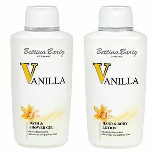 Bettina Barty Vanilla Bath & Shower Gel 500 ml & Körperlotion 500 ml