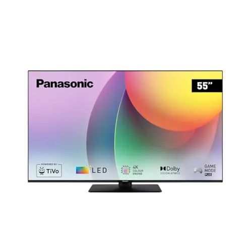 Panasonic 4K LED-TV 140cm SMART TB-55W60AEZ - 4K UHD mit brillanten Farben, Surround Sound und speziellem Game Mode Plus für ultimatives Entertainment