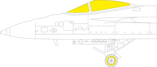 MW22 EDUARD EX786 F/A-18E 1/48 MASK for MENG