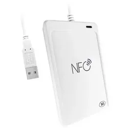 ACS ACR1552U USB NFC Kartenleser - Kontaktloser Smartcard-Leser mit 13,56 MHz-Technologie, unterstützt ISO 14443 Typ A/B und FIDO-Protokolle für sichere, passwortlose Authentifizierung. Ideal für Finanzen, Gesundheitswesen und öffentliche Verwaltungen.