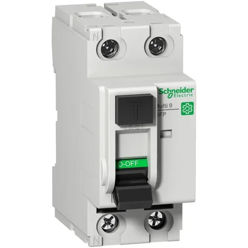 Schneider Electric Multi 9 OEM GFP (FI) 2-pol. M9R12225 - Leistungsschalter mit 0,086 A Fehlerstrom, ideal für sicheren Schutz in elektrischen Anlagen. Kompakt und für DIN-Schiene geeignet.