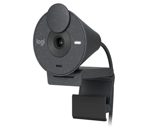 Logitech Brio 300 - Full HD Webcam 1080p mit Sichtschutz und Rauschunterdrückungs-Mikrofon, ideal für professionelle Videokonferenzen auf Zoom und Microsoft Teams