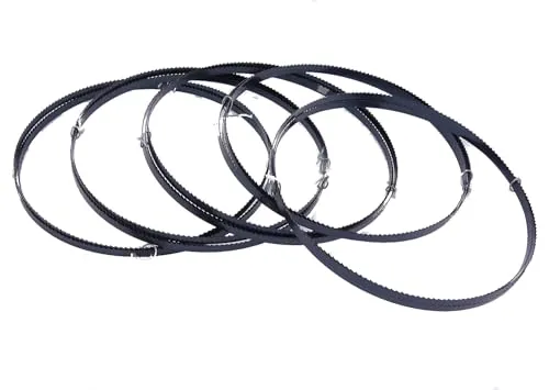 SMI 5er SET Holz-Bandsägeblatt 2240 x 6 x 0,65 mm 6 ZpZ Holzsägeband Sägeband passend z.B. für Metabo BAS 315, Atika BSV 315, Güde GBS 315 UG, Scheppach HBS 300