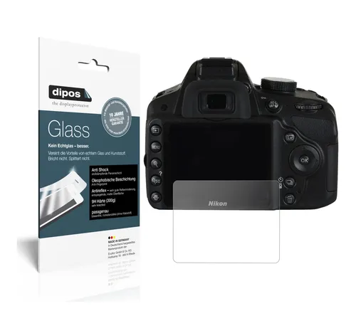 Schutzfolie für Nikon D3200 Folie Anti-Shock matt Displayschutz Displayfolie