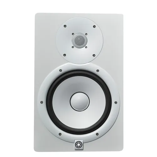 Yamaha HS 8 – Hochauflösender Studio-Monitor-Lautsprecher in Weiß - Studio-Monitore mit Bi-Amping für glasklare Höhen und kräftige Tiefen. Optimale Klangwiedergabe dank resonanzarmer Bauweise und integrierten Anpassungsfunktionen.