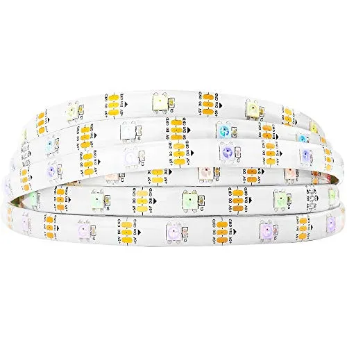 BTF-LIGHTING WS2812B 5M 30 LEDs/Pixels/m 150LEDs RGB adressierbare Streifen mit 5050 SMD LEDs Wasserdicht IP65