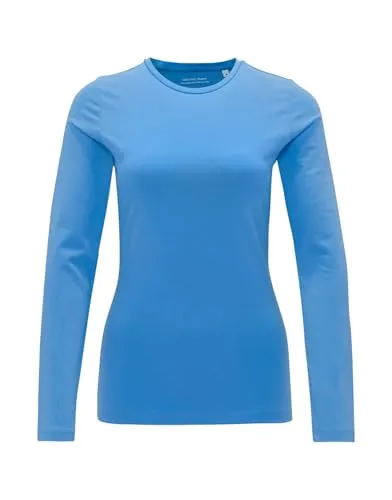OPUS Damen Langarmshirt SMILLA Slim Longsleeve Jersey Blue Salt, Größe 44 - Das OPUS Langarmshirt SMILLA vereint Komfort und Stil. Ideal für den Alltag, bietet es eine schmale Passform aus hochwertigem Jersey für ein angenehmes Tragegefühl. Zeitlos und vielseitig kombinierbar.
