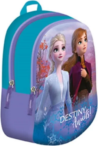 Disney Frozen - Kindergartenrucksack 30 cm - Ranzen, Taschen & Rucksäcke, ideal für kleine Eisköniginnen mit einem bezaubernden Design und praktischer Größe für den Kindergarten.