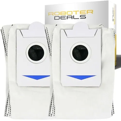 Roboter Deals - Staubbeutel, Ersatz-Beutel (2 Stück) für Ecovacs Deebot X2 Omni Staubsaugroboter mit Absaugstation