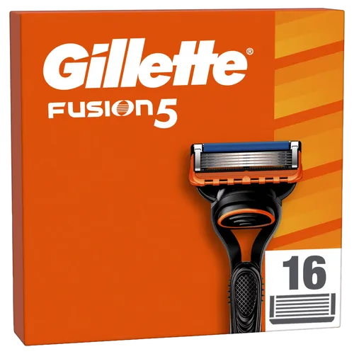 Gillette Fusion5 Rasierklingen – 16 Ersatzklingen für präzise Rasur - Hochwertige Rasierklingen für eine gründliche und sanfte Rasur. Kompatibel mit Gillette Fusion5, ideal für die tägliche Pflege.