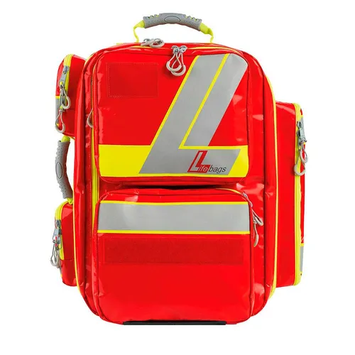 Söhngen Notfallrucksack Lifebag XL - Wasserabweisend & Strapazierfähig - Erste Hilfe Rucksack ohne Füllung, ideal für Notfälle. Besonders robustes, wasserabweisendes Material mit flexibler Innenaufteilung und MOLLE-System für individuelle Erweiterung.