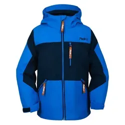 Peek U Regenjacke "Axel" in Blau/Dunkelblau, Größe 116 für Kinder - Wasserdichte Peek U Regenjacke "Axel" in Blau/Dunkelblau, Größe 116. Ideal für Outdoor-Abenteuer, atmungsaktiv und schnelltrocknend. Mit praktischen Taschen und verstellbarem Ärmelabschluss.