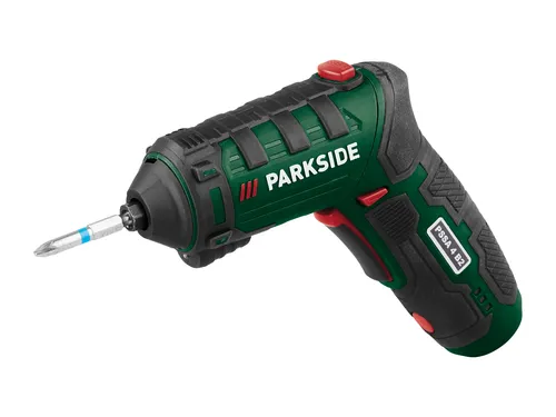 Parkside Akku Stabschrauber PSSA 4 - Flexibles Schrauben ohne Kabel - Akkuschrauber mit 4 V Spannung, inklusive praktischem Koffer für einfachen Transport und Aufbewahrung - ideal für handwerkliche Einsätze.