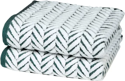 Ross Handtücher "Sensual 9002", moosgrün, 2 Stk. - Hochwertige Frottier-Handtücher aus 100% Baumwolle, flauschig und saugfähig. Ideal für Haushalt und Camping, bei 60°C waschbar, bügelfrei und pflegeleicht.
