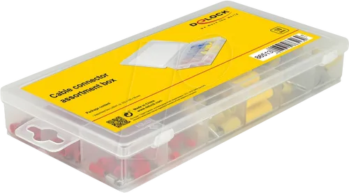 DELOCK 86513 - Kabelverbinder Sortiment Box 170-teilig farbig