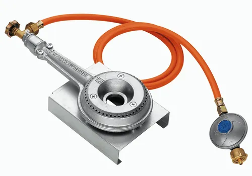 Peetz regelbare Gasheizung 4200 Watt - Räucherofenheizung aus Edelstahl mit 4200 Watt, ideal für perfektes Räuchern und Grillen im Freien.
