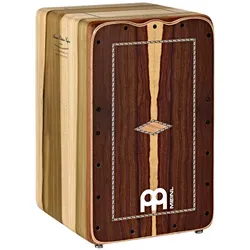 MEINL Artisan Martinete Line Cajon - Hochwertige Handperkussion mit 15mm Tulip Poplar Resonanzkörper für exzellenten Sound. Individuell einstellbare Cajonsaiten sorgen für einen feinen Snareeffekt. Perfekt für Musiker, die Wert auf Klang und Spielkomfort legen.