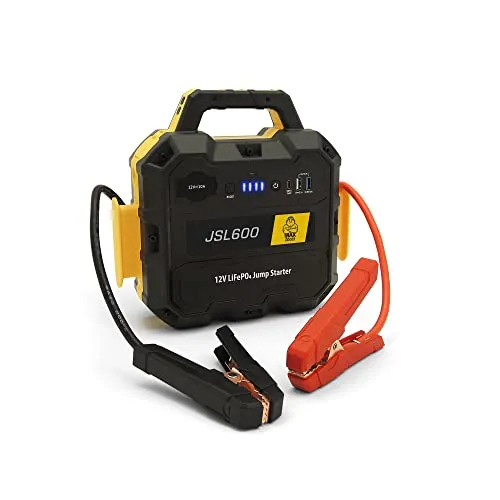 Maxtools, JSL600, Professioneller 12V 3600A-Notstarter für Autos, Geländewagen, Wohnmobile und Nutzfahrzeuge, Batteriepack und QC3.0-Schnellladegerät