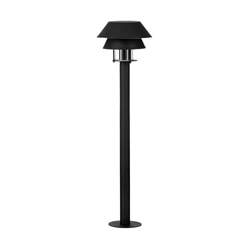EGLO CHIAPPERA Gartenlampe Schwarz - Elegante EGLO CHIAPPERA Stehlampe für den Außenbereich, 80 cm hoch, IP65 zertifiziert für Wetterbeständigkeit und ideal für die Gestaltung Ihres Gartens.