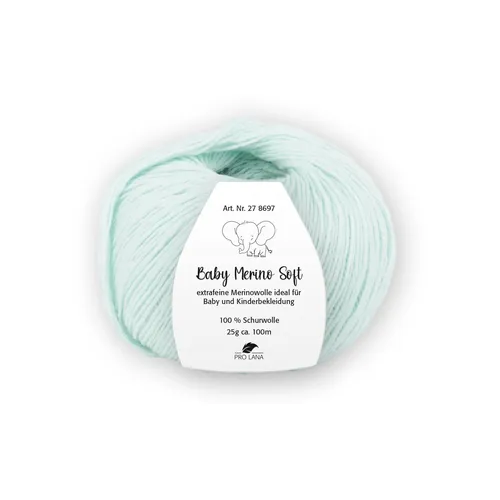 BABY MERINO SOFT von PRO LANA - MINT (63) - 25 g / ca. 100 m Wolle