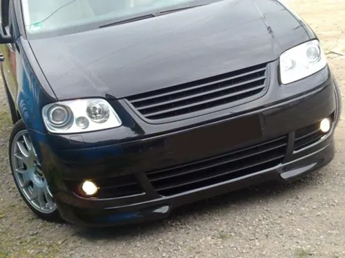 Frontgrill Grill Kühlergrill Schwarz ohne Emblem passend für VW Touran 1T Caddy