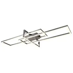 Trio Leuchten LED Deckenleuchte 1flg - Salinas 34W - Moderne Deckenleuchte mit 3900lm Helligkeit, dimmbar und inklusive Leuchtmittel, ideal für stilvolle Raumbeleuchtung.