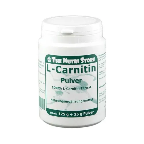 L-Carnitin 100% rein Pulver 125 g - Sportnahrung für optimale Fettverbrennung, unterstützt die Leistungssteigerung beim Training und ist ideal für Fitness-Enthusiasten.