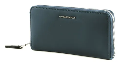 Mandarina Duck Geldbörse Hunter blau - Stilvolle Geldbörse im Querformat aus robustem Nylon mit 12 Kartenfächern und Reißverschluss-Münzfach. Ideal für den täglichen Gebrauch, bietet Platz für alles Wichtige in kompakter Form.