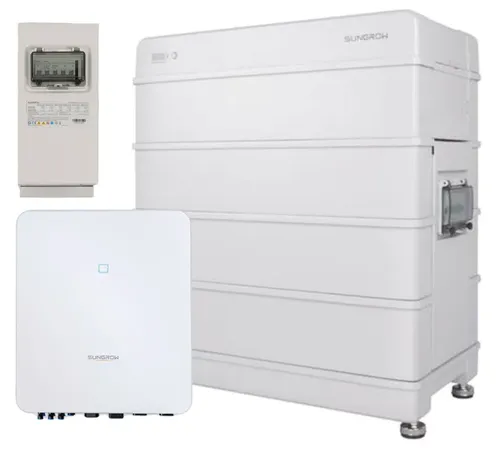 Sungrow HV SH5.0RT 5kW Hybrid Wechselrichter - Powerstation mit 12,8 kWh Solarspeicher, ideal für effiziente Energienutzung und unabhängige Stromversorgung.