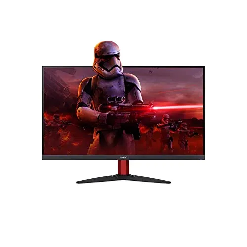 Acer Nitro KG272Sbmiipx FreeSync Premium 27" IPS FHD Display, 165Hz Overclocking, 2ms, HDMI (2.0), DP (1.2), Lum 250cd/m2, ZeroFrame, Audio Out, integrierte Lautsprecher Schwarz