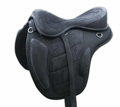 AMKA baumloser Sattel - Set mit Riemen und Gurt leicht und pflegeleicht 12, 16, 17 oder 18"