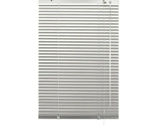Deco Company Alu-Jalousie ohne Bohren - 140 x 175 cm, Silber - Stilvolle Aluminium-Jalousie zum Klemmen, idealer Sicht- und Sonnenschutz für Fensterflügel von 10 bis 17 mm Dicke. Flexibel verstellbar für optimalen Lichteinfall und einfach zu montieren.