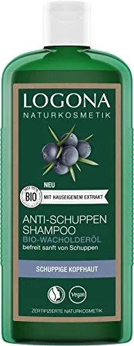 Logona Anti-Schuppen Shampoo 250ml - Shampoo für Schuppenbekämpfung, mit pflanzlichen Wirkstoffen für gesunde Kopfhaut und glänzendes Haar. Ideal für tägliche Anwendung.