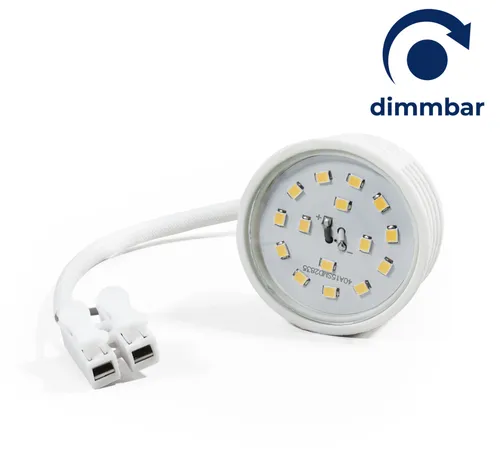 LED Modul 230V 5Watt warm weiß 3000K 50mm dimmbar Flach Strahler 1451949 NEU