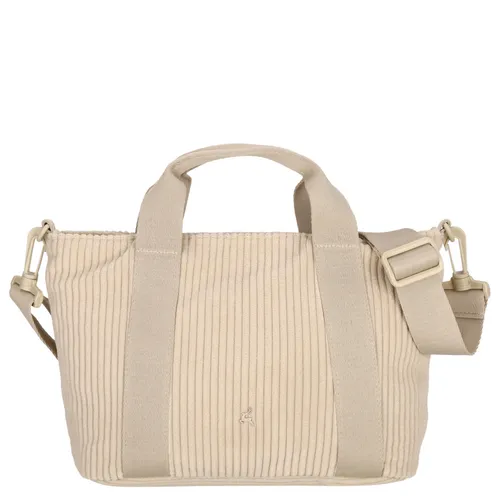 Prato Henkeltasche Corduroy SC05 light beige - Stylische Henkeltasche aus modernem Kordstoff in light beige. Praktisches Design mit geräumigem Hauptfach, ideal für den Alltag und besondere Anlässe. Mit abnehmbarem Schulterriemen für flexible Tragemöglichkeiten.