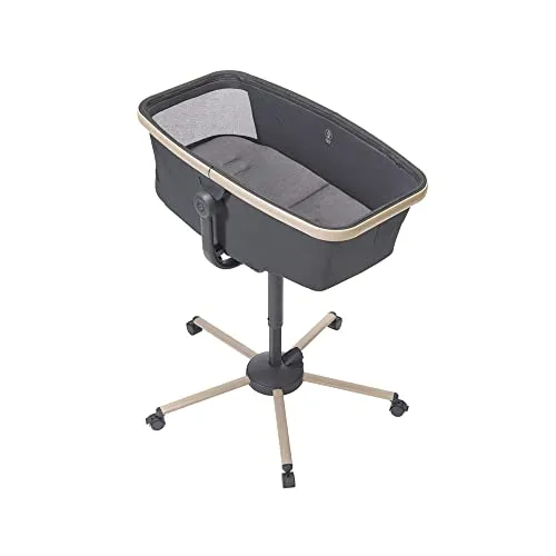 Maxi-Cosi Alba All-in-1-Stubenwagen - Babywiegen: Vielseitiger Stubenwagen, Liegesessel und Hochstuhl in einem, ideal für die ersten 3 Jahre und aus 100% recycelten Materialien gefertigt.