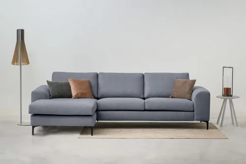 OTTO home Ecksofa Henry, L-Form, Breite 294 cm, mit Metallbeinen, Wellenunterfederung, wasserabweisender Stoff