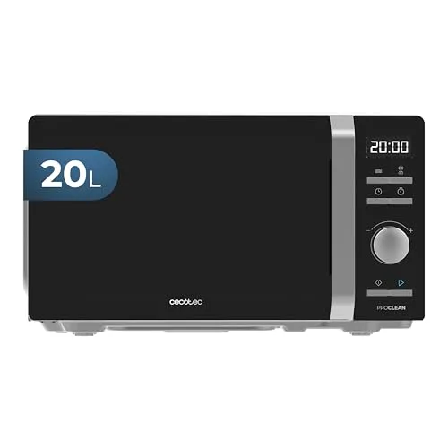 Cecotec Inverter-Mikrowellen Proclean 5010 Inverter - Standmikrowelle mit Inverter-Technologie für gleichmäßiges Garen, 19 L Fassungsvermögen und 8 voreingestellte Programme für schnelle und einfache Zubereitung.