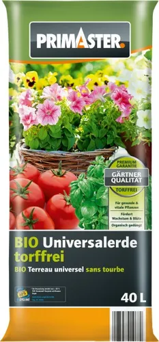 Primaster Bio Universalerde 40 L torffrei  Erde