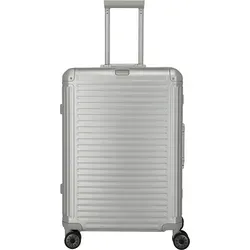 Travelite Next 4-Rollen-Trolley 67 cm - Aluminium - Trolley aus robustem Aluminium, ideal für stilvolles Reisen. Mit TSA LOCK® und flexibler Inneneinteilung für optimale Organisation auf jeder Reise.
