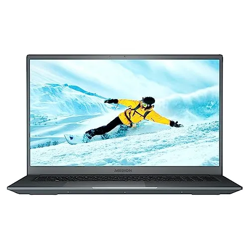 MEDION S17419 43,9 cm (17,3 Zoll) Full HD Laptop (Intel Core i5-13420H, 100% sRGB, 16GB DDR4 RAM, 512GB PCIe SSD, Intel UHD Grafik, HD Webcam, Win 11 Home)