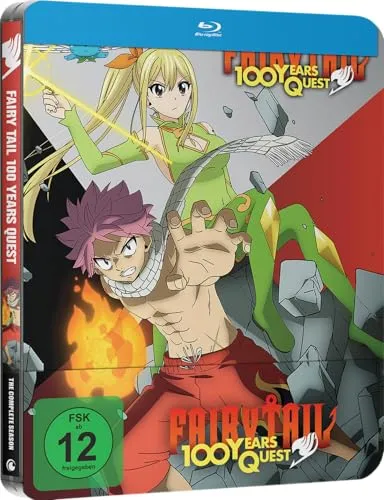 Fairy Tail: 100 Years Quest - Staffel 1 - Steelbook - Blu-ray Limited Edition - Erlebe die Abenteuer der beliebten Anime-Serie in dieser limitierten Steelbook-Ausgabe. Ideal für Sammler und Fans von fantastischen Geschichten!