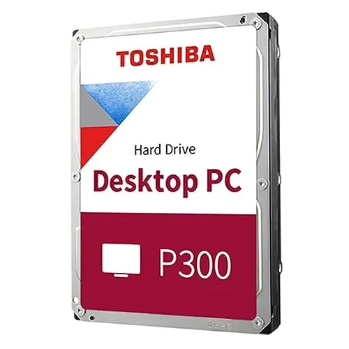 Toshiba P300 4TB Festplatte - 3,5 Zoll SATA-Festplatte mit 4 TB und 128 MB Cache, ideal für große Datenmengen und zuverlässige Speicherung.