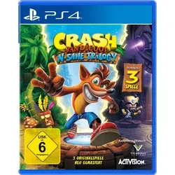 Crash Bandicoot - N.Sane Trilogy für PS4 - Action-Adventure Game für PS4 mit atemberaubender Grafik, drei legendären Abenteuern und über 100 herausfordernden Levels. Erlebe den Klassiker neu!